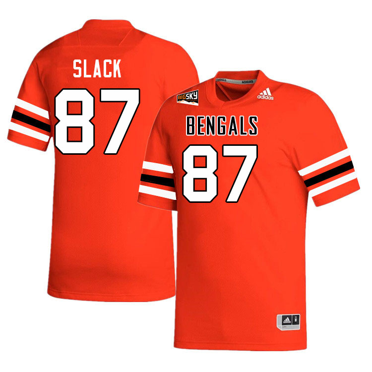 Men #87 Connor Slack Idaho State Bengals 2023 College Football Jerseys Stitched-Orange